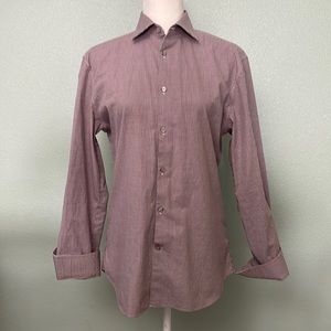 Saks Fifth Avenue Mens Long Sleeve Dress Shirt